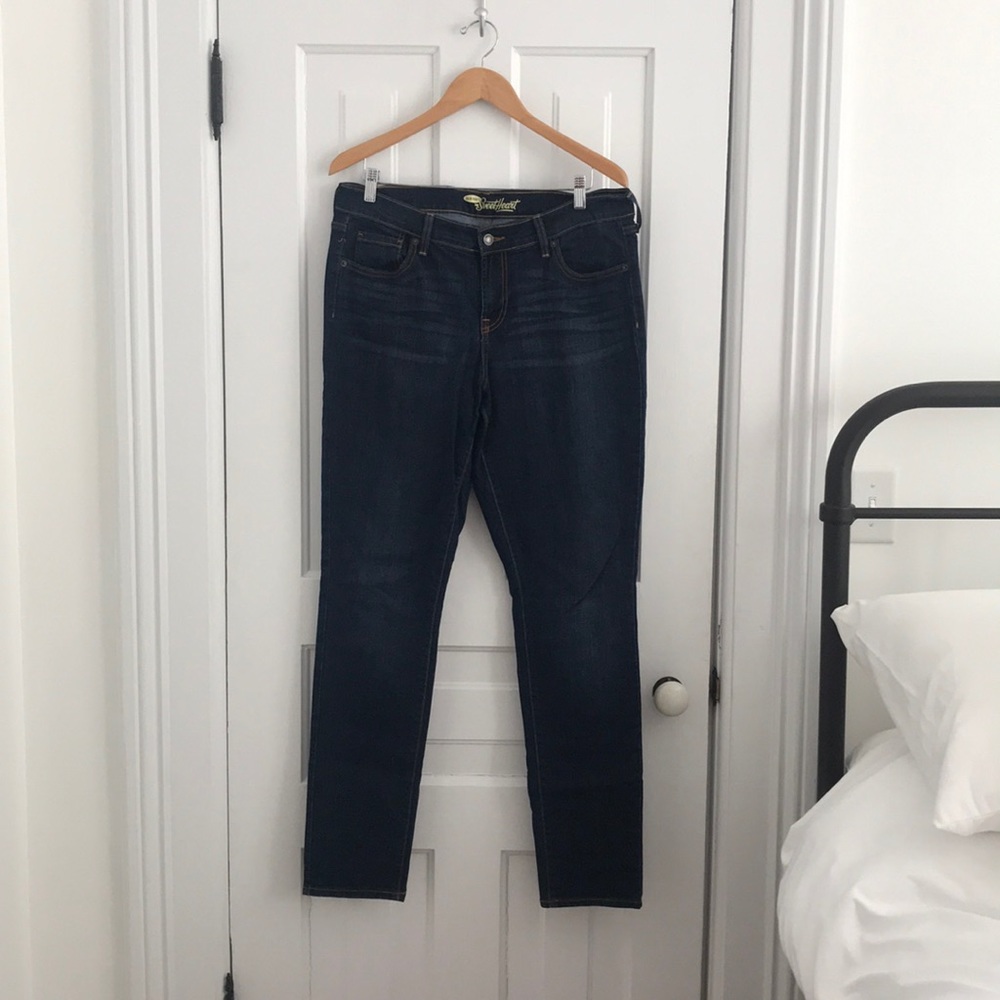 Old Navy Sweetheart Skinny Jeans Dark Denim